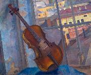 Kuzma Sergeevich Petrov-Vodkin A Violin oil painting on canvas